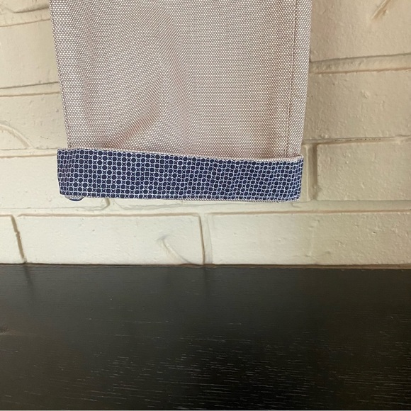 Ted Baker London Mens 34R Khaki Chino Cotton Blend Modern Pants - Picture 4 of 8